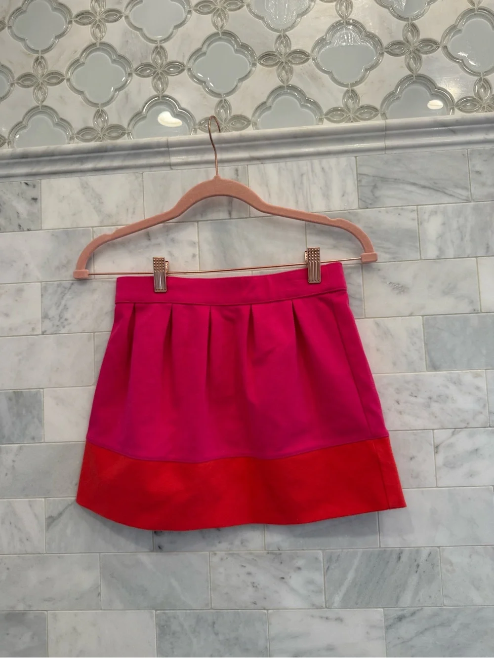 Gymboree colorblock stripe skirt